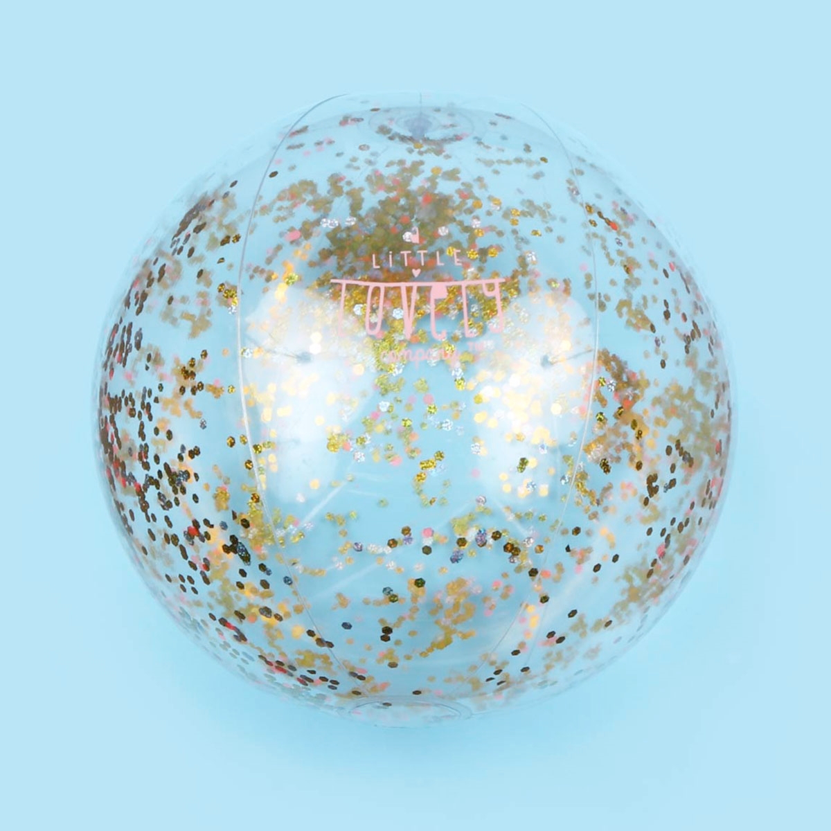 Inflatable beach ball Glitter